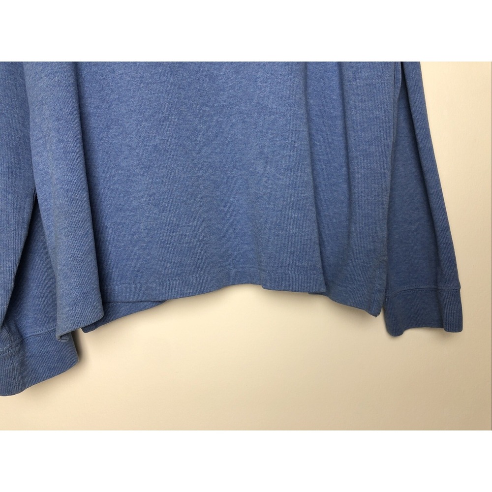 Polo Ralph Lauren Cotton Men's Pullover 1/4 Zip Blue w/Yellow Logo Size Large - Picture 12 of 12
